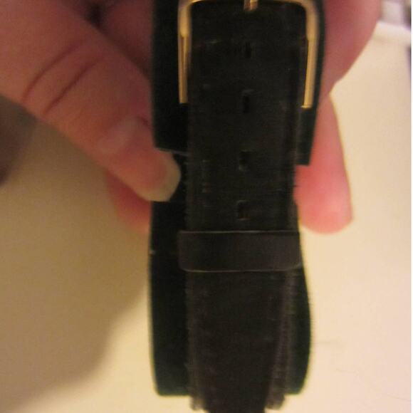 Vintage Disney Mickey Mouse Quartz Wrist Watch Black Leather Band Collectible - Picture 6 of 14